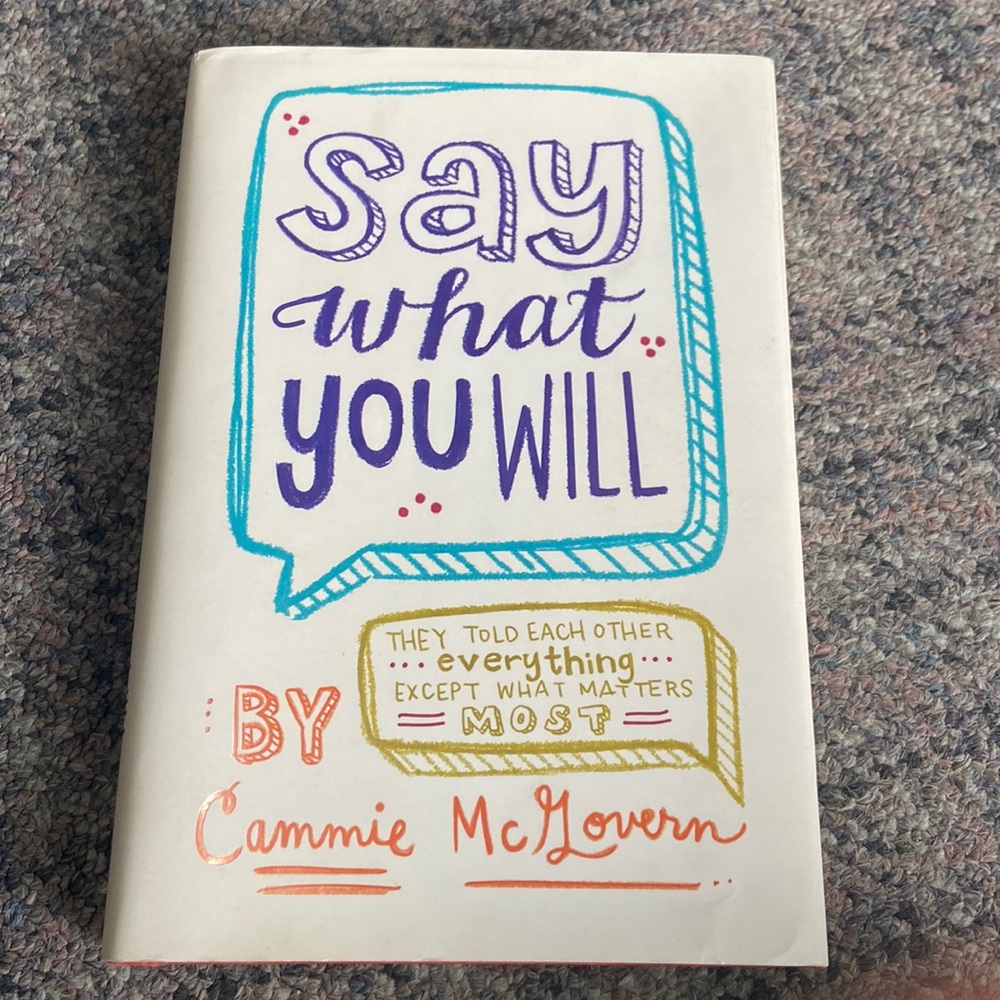 Say What You Will by Cammie McGovern (Hardcover)